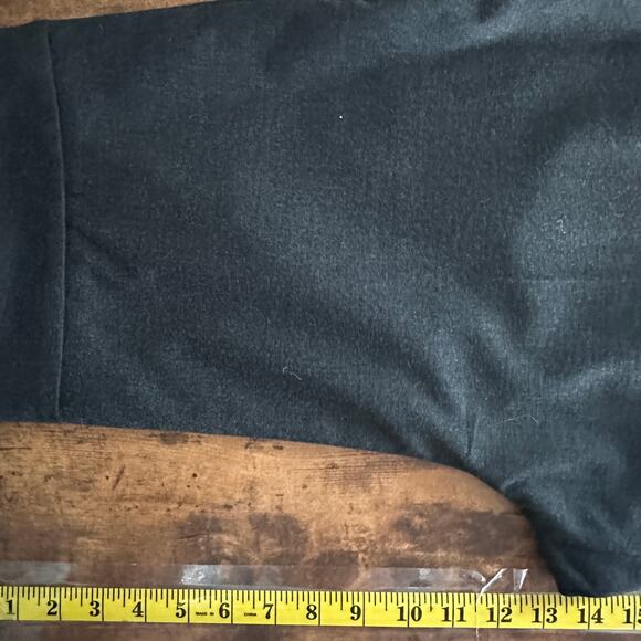 NWT Zara Wide Leg Pants XL Gray Side Zipper Cropped Minimalist Preppy Academia - Picture 5 of 9